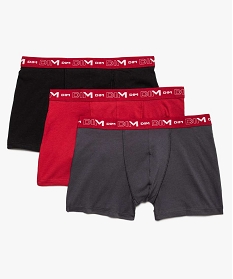 boxer homme en coton stretch - dim (lot de 3) rouge boxers et calecons7468001_1