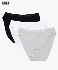 lot de 3 culottes pour femme en coton - dim noir culottes7471201_3