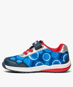 baskets garcon a semelle lumineuse spiderman bleu baskets garcon