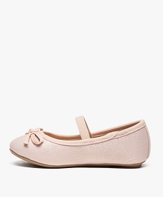 ballerines fille brillantes a elastique rose standard7498401_3