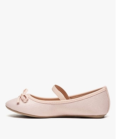 ballerines fille pailletees avec bride elastique sur le dessus rose standard ballerines7508001_3