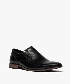 derbies homme sans lacets avec bout carre noir chaussures de ville7510501_2