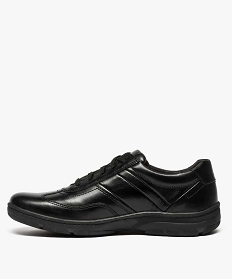 derbies homme confort unis a lacets dessus cuir noir chaussures de ville7513401_3