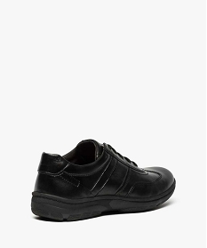 derbies homme confort unis en cuir noir7513401_4