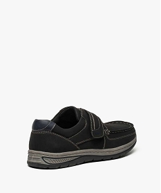 chaussures bateau homme confort fermeture scratch noir standard chaussures bateau7521201_4