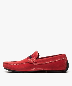 mocassins homme  avec patte rayee rouge mocassins et chaussures bateaux7525501_3