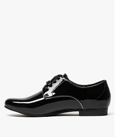 derbies femme vernis a lacets en ruban de satin noir derbies7527401_3