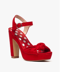 sandales femme a talon haut inspiration retro rouge sandales a talon7555401_2