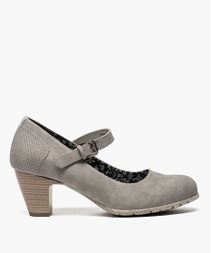 escarpins femme a talon stable et bride gris escarpins7566301_1