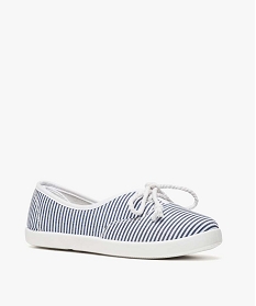 ballerines en toile avec lacets cordelette femme - valentina baldano multicolore baskets et tennis7570101_2