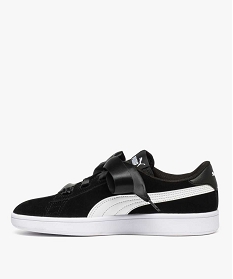 tennis femme avec lacets rubans puma noir baskets et tennis