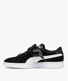 tennis femme en cuir avec lacets rubans - puma noir7589101_3