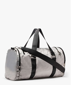 sac de sport pour femme en toile bicolore gris sacs a main7595101_2