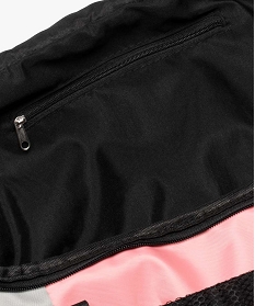 sac de sport pour femme en toile bicolore gris7595101_3