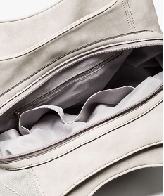 sac bi-matieres avec franges et strass sur lavant gris7596001_3