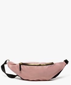 banane en textile avec fermeture zippee rose sacs a main femme G MO