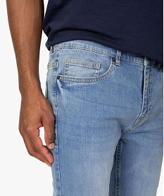 jean homme skinny delave avec plis sur les hanches bleu jeans7605801_2
