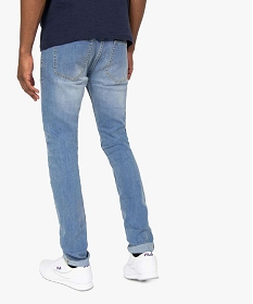 jean homme skinny delave avec plis sur les hanches bleu jeans7605801_3