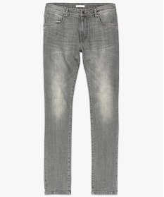 jean homme slim stretch taille haute delave gris jeans7606401_4
