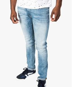 jean homme slim stretch taille haute delave bleu jeans7606501_1