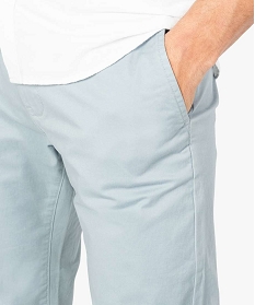 pantalon homme chino coupe slim bleu pantalons de costume7610101_2