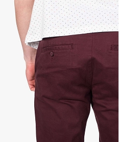 pantalon homme chino straight taille normale rouge7610401_2