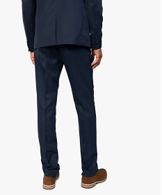 pantalon de costume homme coupe ajustee bleu7610601_3