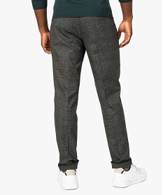 pantalon homme a carreaux imprime pantalons de costume7611001_3