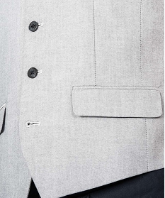 gilet de costume homme sans manches en coton gris vestons gilets de costume7617501_2