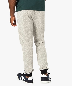 pantalon de jogging homme avec bande sur les cotes et finitions contrastantes gris7617801_3