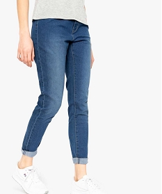 jean femme slim taille normale stretch gris pantalons jeans et leggings7639301_1