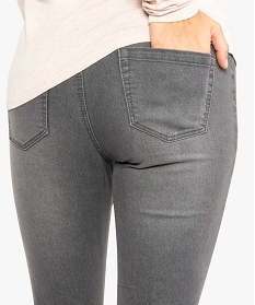 jean femme slim taille normale stretch gris7639501_2