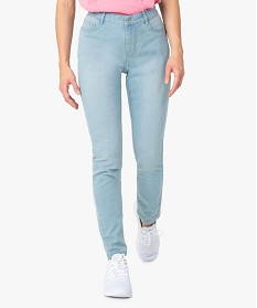 jean femme slim taille normale stretch bleu pantalons jeans et leggings7639701_1