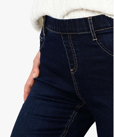 jegging femme taille normale facon denim brut bleu jeans7640301_2