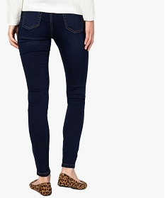 jegging femme taille normale facon denim brut bleu pantalons jeans et leggings7640301_3
