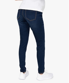 jean de grossesse slim 4 poches avec bandeau jersey bleu pantalons jeans et leggings7641701_3