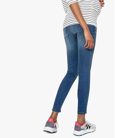 jean de grossesse slim 4 poches avec bandeau jersey gris pantalons jeans et leggings7641801_3