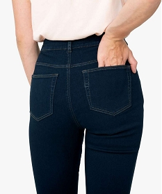 jean femme regular taille normale et surpiqures contrastantes bleu pantalons jeans et leggings7642001_2