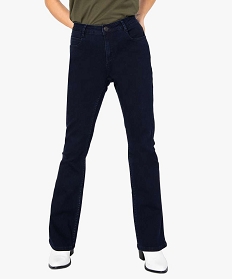 jean femme extensible coupe bootcut bleu pantalons jeans et leggings7642101_1