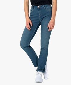 jean femme coupe regular 4 poches gris pantalons jeans et leggings7642201_1