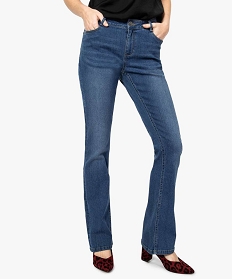 jean femme forme bootcul avec surpiqures apparentes gris pantalons jeans et leggings7642401_1