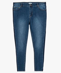 jean femme slim bicolore gris pantalons et jeans7645701_4