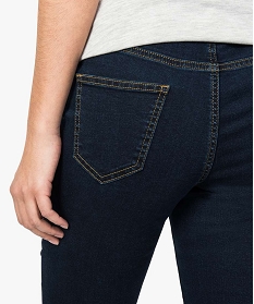 jean de grossesse coupe slim avec bandeau bas bleu7646401_2