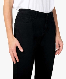 pantalon femme en toile coupe slim 5 poches noir pantalons7649301_2