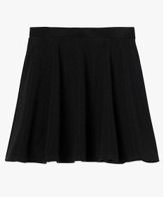 jupe patineuse pour femme en maille texturee noir jupes7674901_4