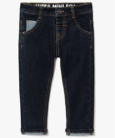 jean bebe garcon droit en denim brut stretch recycle bleu jeans7701801_1