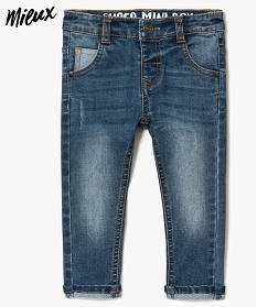 pantalons jean en polyester recycle gris jeans7701901_1