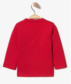 tee-shirt bebe garcon a manches longues et grand motif rouge7716501_4