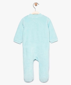pyjama bebe garcon en velours a motif koala bleu7735701_2