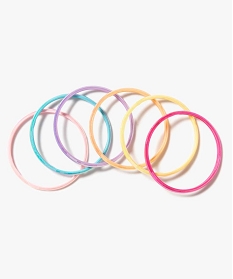 bracelets rigides multicolores pour fille (lot de 6) multicolore7754701_1